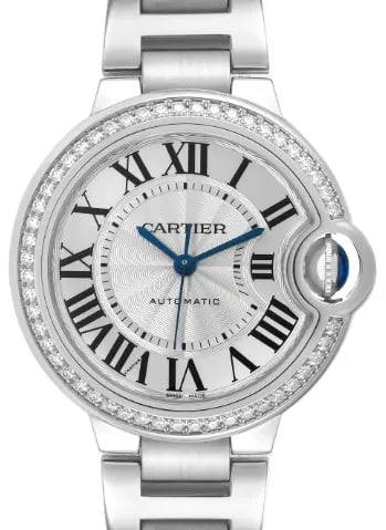 Cartier Ballon Bleu 33mm W4BB0016 33mm Stainless steel Silver