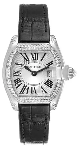 Cartier Roadster 2723 31.5mm White gold Silver