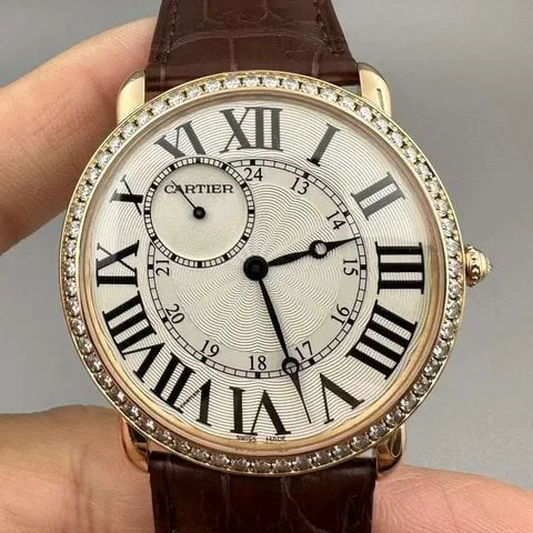 Cartier Ronde de Cartier WR007001 42mm Rose gold Silver