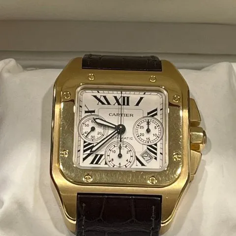 Cartier Santos 2741 Yellow gold White