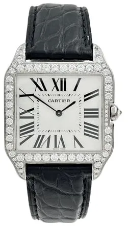 Cartier Santos de Cartier 2651 35mm White gold White