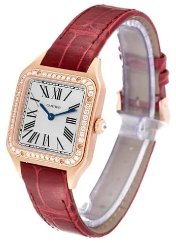 Cartier Santos Dumont WJSA0017 Rose gold Silver