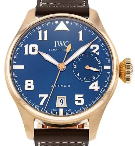 IWC Big Pilot IW500909 Rose gold Blue