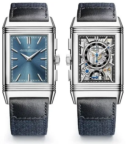 Jaeger-LeCoultre Reverso Tribute Q389848J Stainless steel Blue