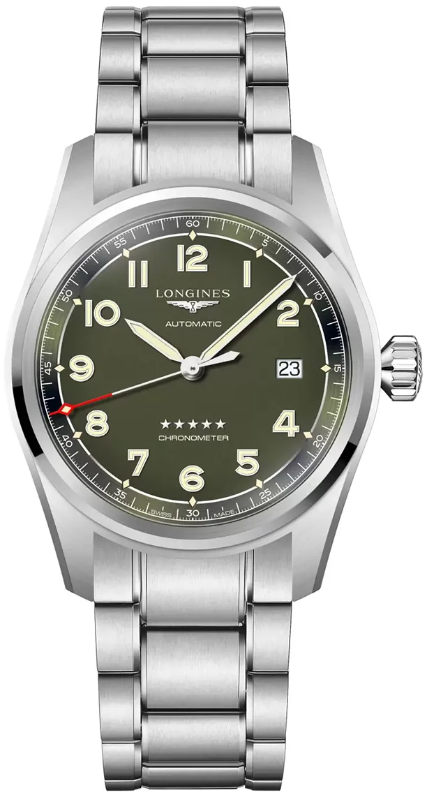 Longines Spirit L3.810.4.03.6 Stainless steel Green