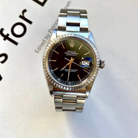 Rolex Datejust 36 16030 36mm Stainless steel Black