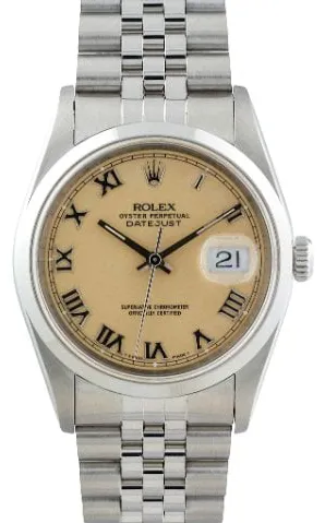 Rolex Datejust 36 16200 36mm Stainless steel White