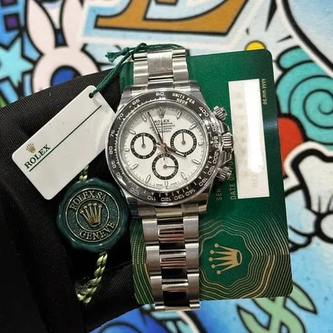 Rolex Daytona 126500LN 40mm Stainless steel White