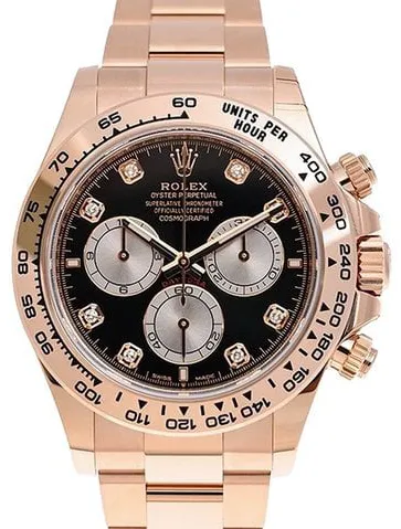 Rolex Daytona 126505 40mm Rose gold Black