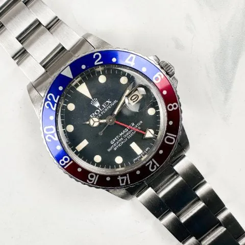 Rolex GMT-Master 16750 40mm Stainless steel Black