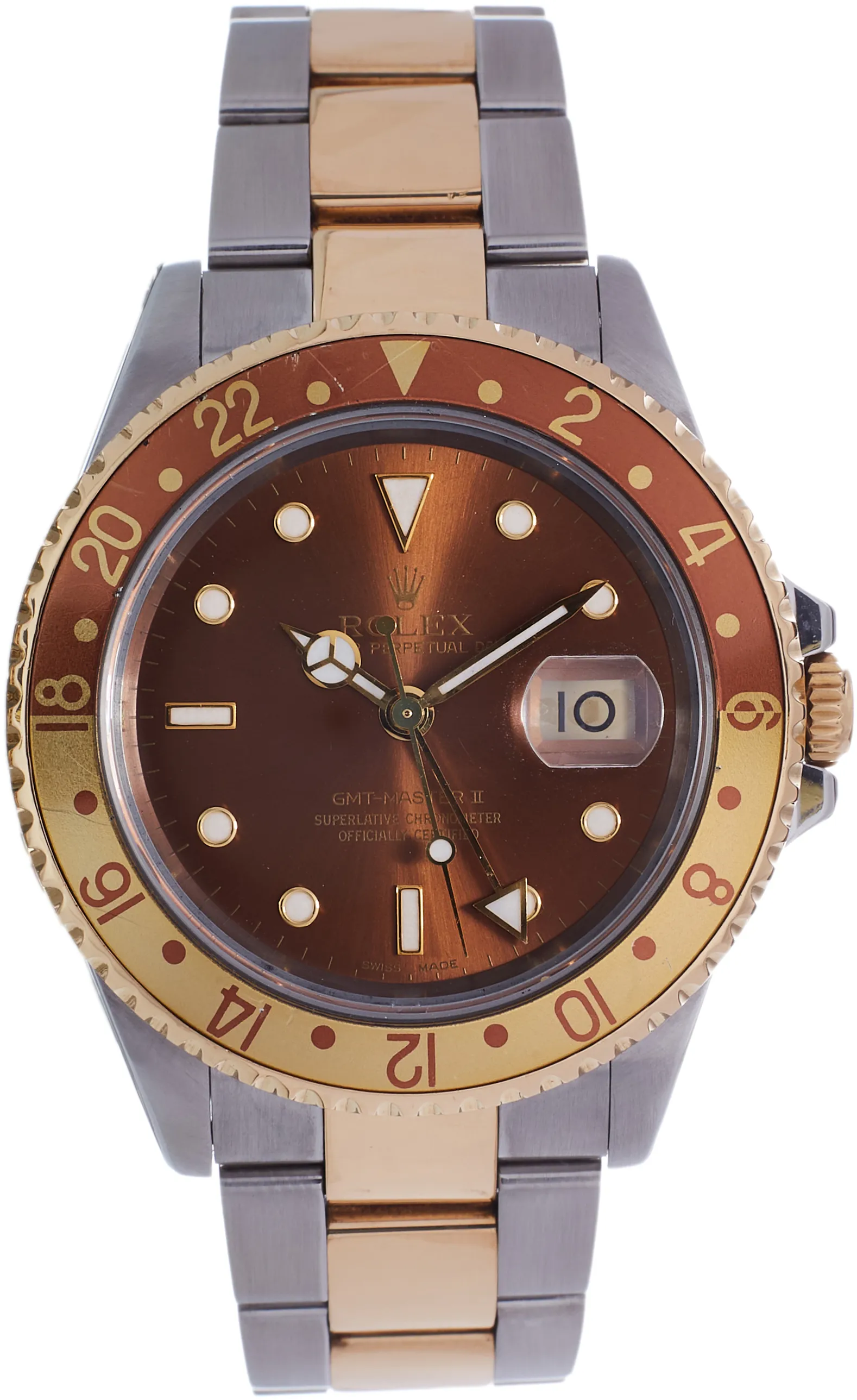 Rolex GMT-Master II 16713 40mm Yellow gold and Stainless steel Copper