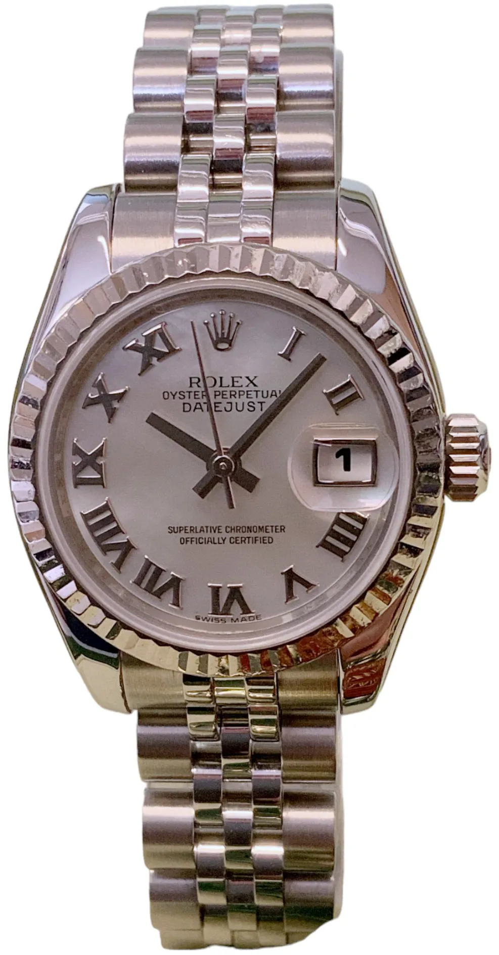 Rolex Lady-Datejust 179174 26mm White gold and Stainless steel