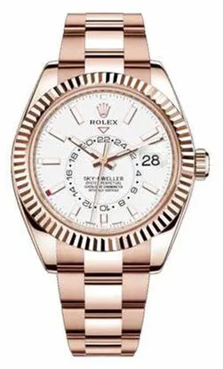 Rolex Sky-Dweller 326935 42mm Rose gold White