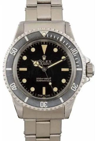 Rolex Submariner 5513 40mm Stainless steel Black