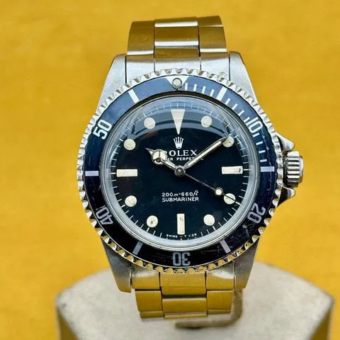 Rolex Submariner 5513 40mm Stainless steel Black