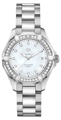 TAG Heuer Aquaracer WBD131C.BA0748 35mm Stainless steel Mother-of-pearl