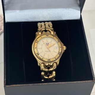 ジャンク TAG HEUER WG1130-0 リューズ破損 不動 TAG Heuer WG1130-0 Yellow gold 1990 | Dealer | EveryWatch