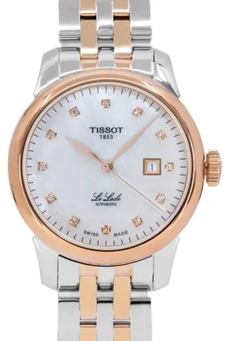 Tissot Le Locle T006.207.22.116.00 29mm Yellow gold and Stainless steel White Mother of Pearl