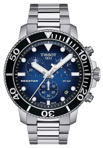 Tissot Seastar T120.417.11.041.01 45.5mm Stainless steel Black