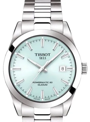 Tissot T-Classic T127.407.11.351.00 40mm Stainless steel Ice blue