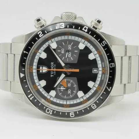 Tudor Heritage Chrono 70330N 42mm Stainless steel Black