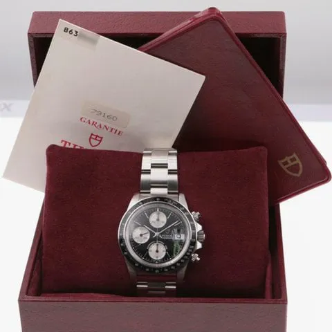 Tudor Oysterdate Big Block 79160 40mm Stainless steel Silver