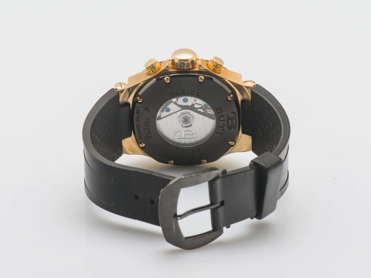 TB Buti Yanick Sport 42mm Titanium and Yellow gold Black 1