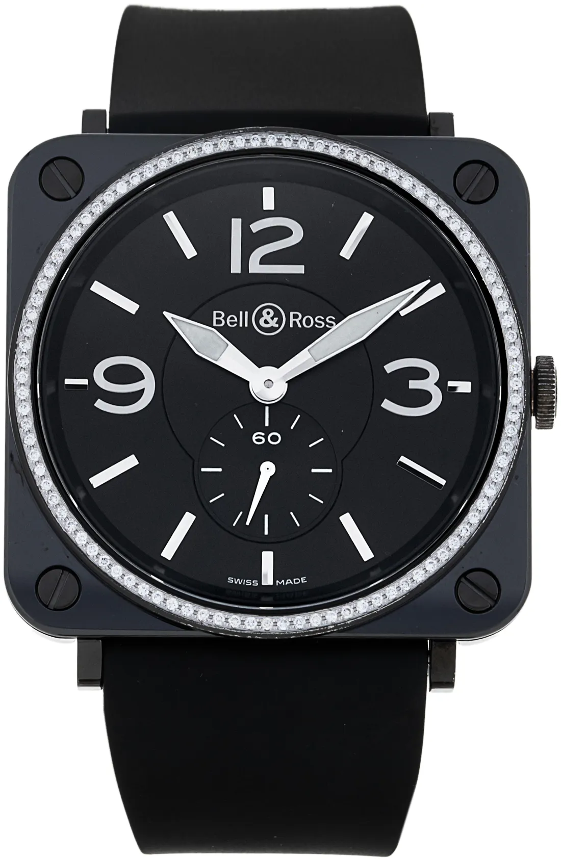 Bell & Ross BR S BRS-98-BCS 39mm Ceramic Black Quarter Arabic