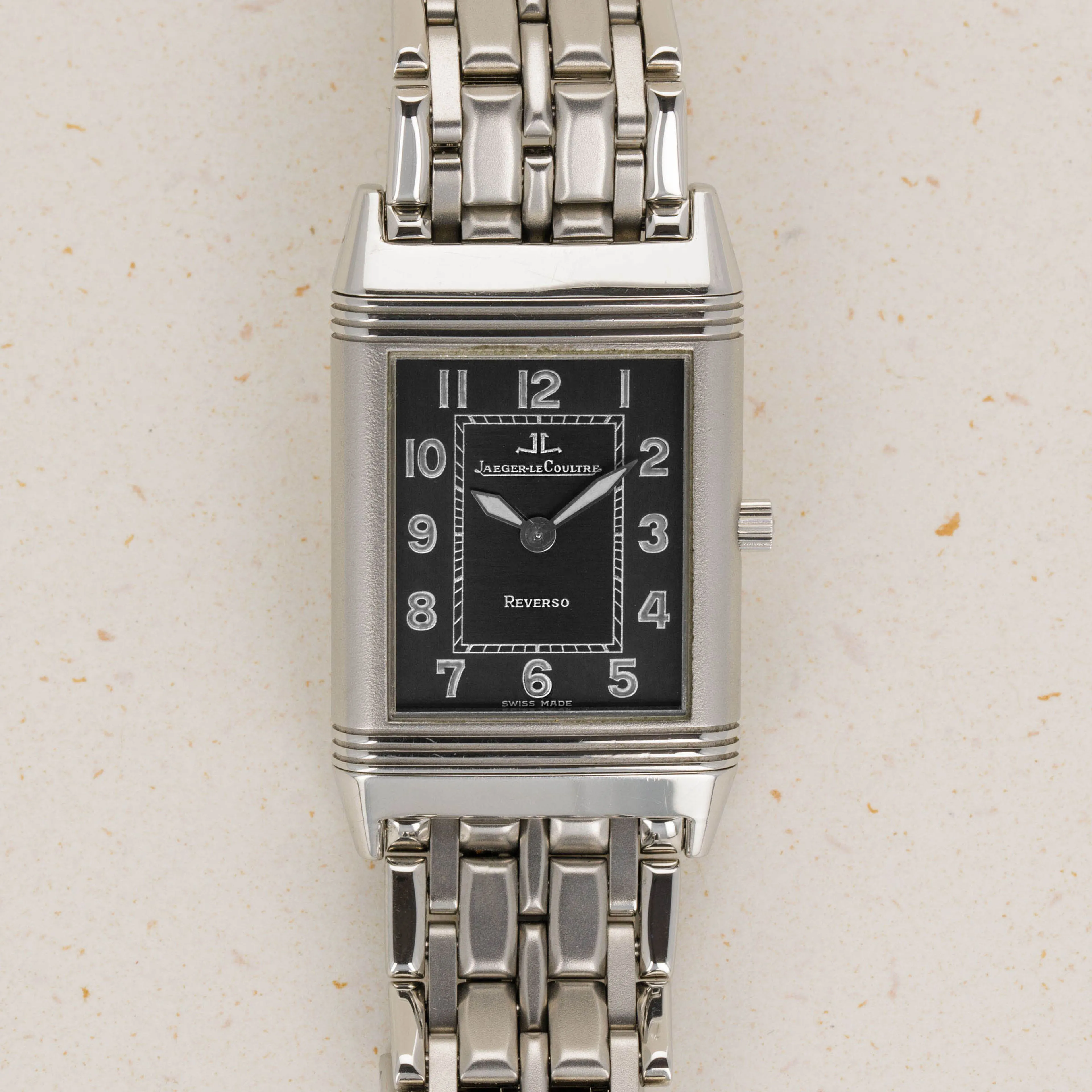 Jaeger-LeCoultre Reverso 251.8.86 23mm Stainless steel Black