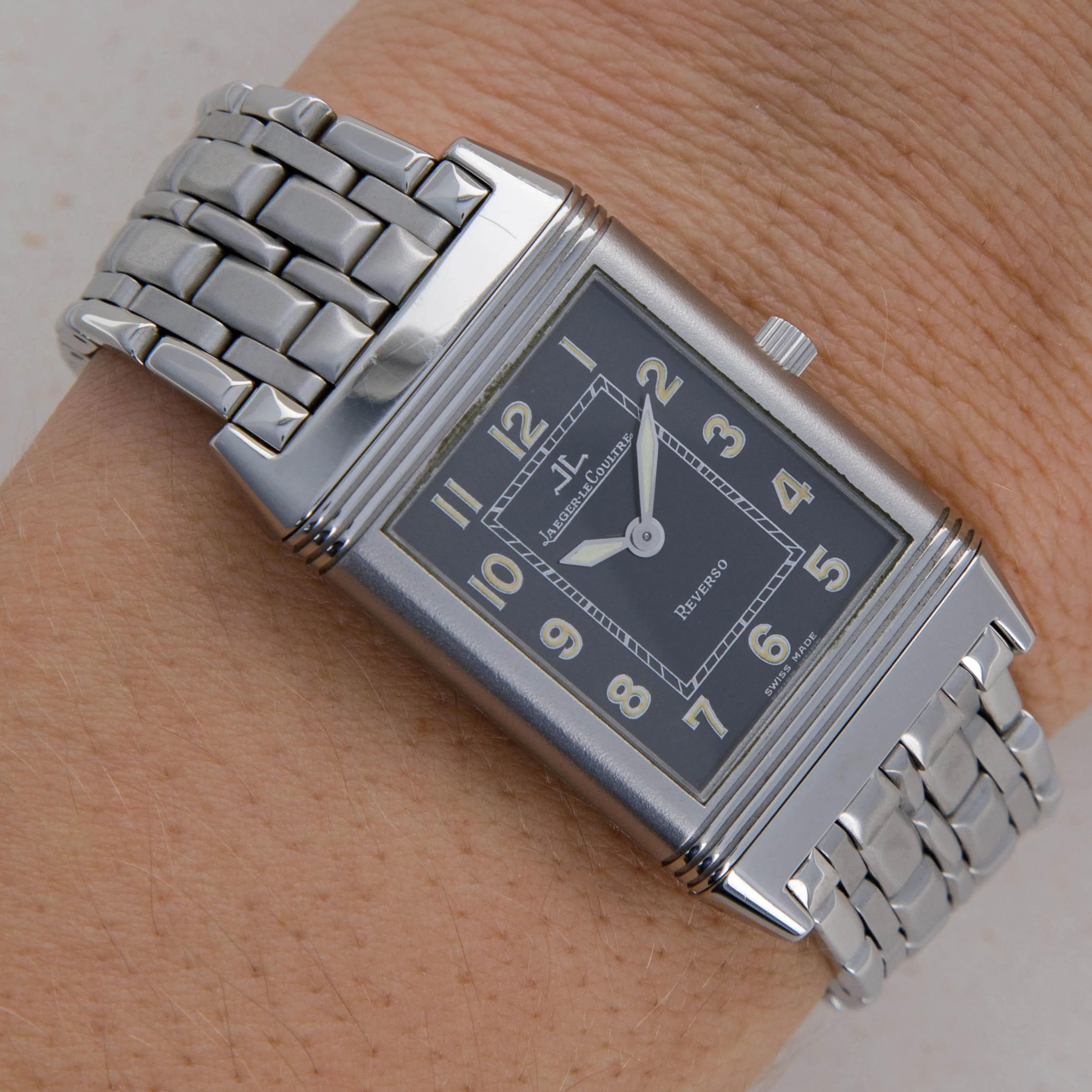 Jaeger-LeCoultre Reverso 251.8.86 23mm Stainless steel Black 12