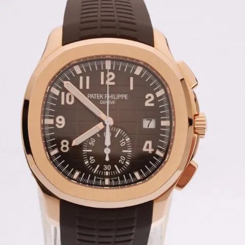 Patek Philippe Aquanaut 5968R-001 42mm Rose gold Brown