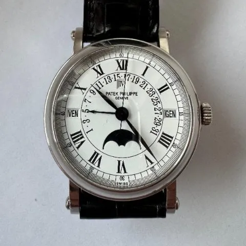 Patek Philippe Perpetual Calendar 5059P 36mm Platinum White