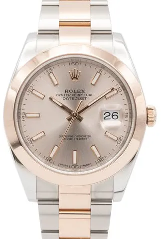 Rolex Datejust 41 126301 41mm Stainless steel Rose