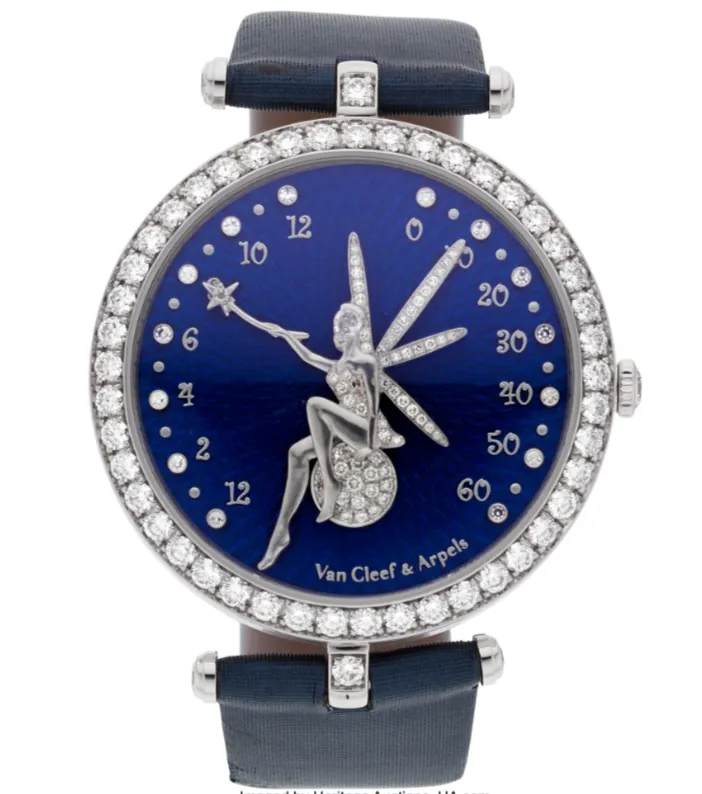 Van Cleef & Arpels Féerie 3482122 38mm White gold and Diamond Blue