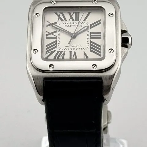 Cartier Santos 2878 33mm Stainless steel Silver