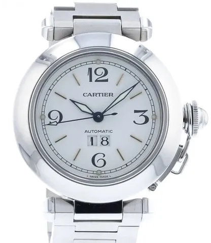 Cartier Pasha 2475 35mm Steel White