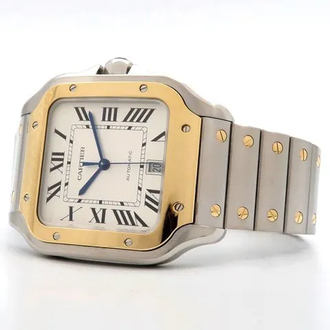 Cartier Santos W2SA0009 40mm Yellow gold and Stainless steel Silver