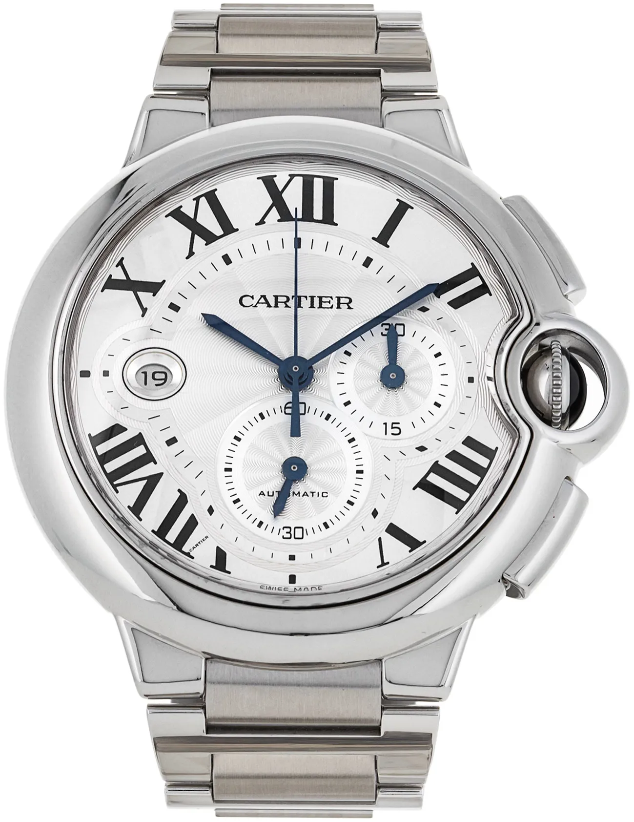 Cartier Ballon Bleu W6920002 47mm Stainless steel Silver