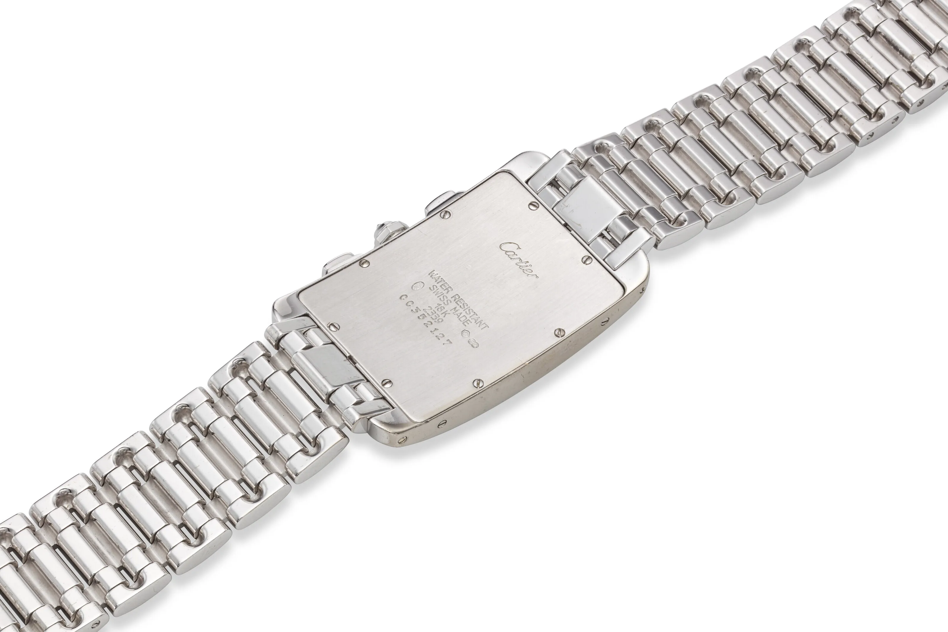 Cartier Tank Américaine 2339 26mm White gold and Diamond White 2