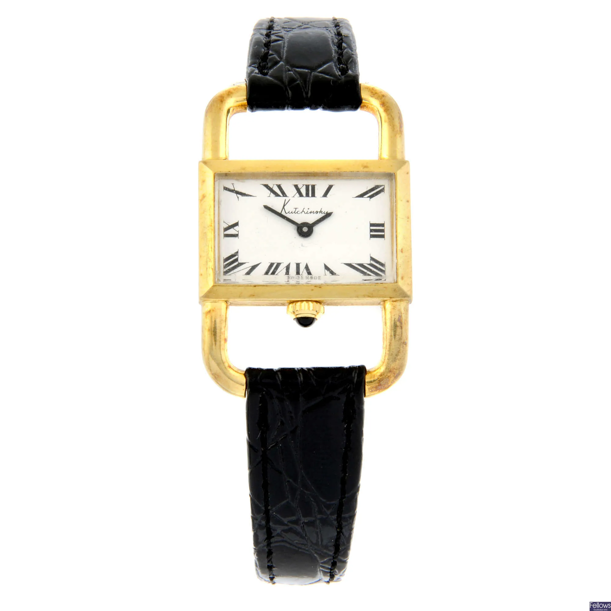 Kutchinsky 5209 22mm Yellow gold White