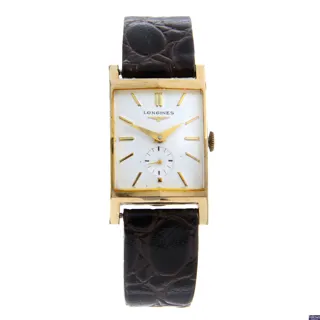 Longines 2272-7 Metal and Gold-plated White