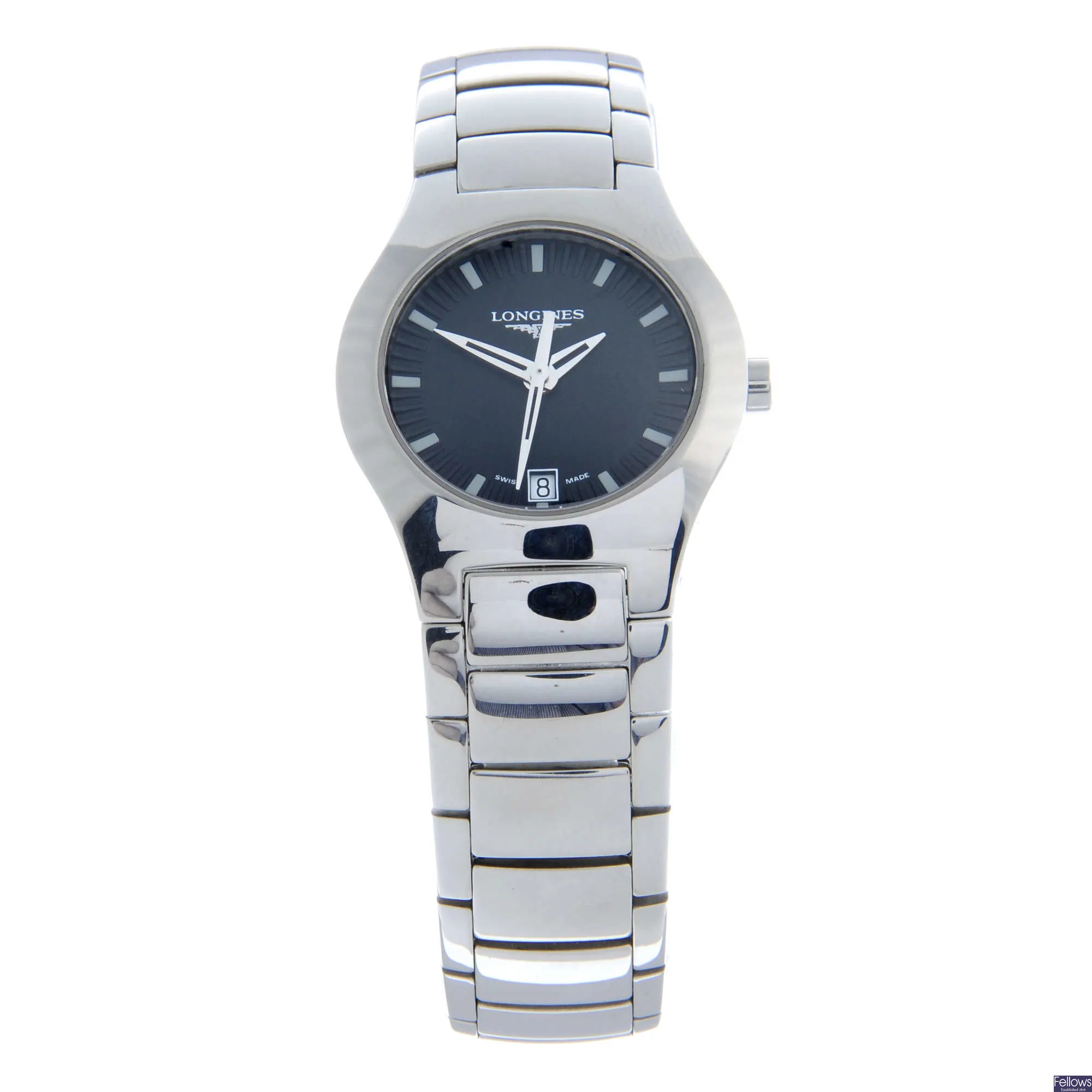 Longines Oposition L3 125 3 25mm Stainless steel Black