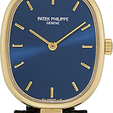 Patek Philippe Golden Ellipse 4826 28mm Yellow gold Blue