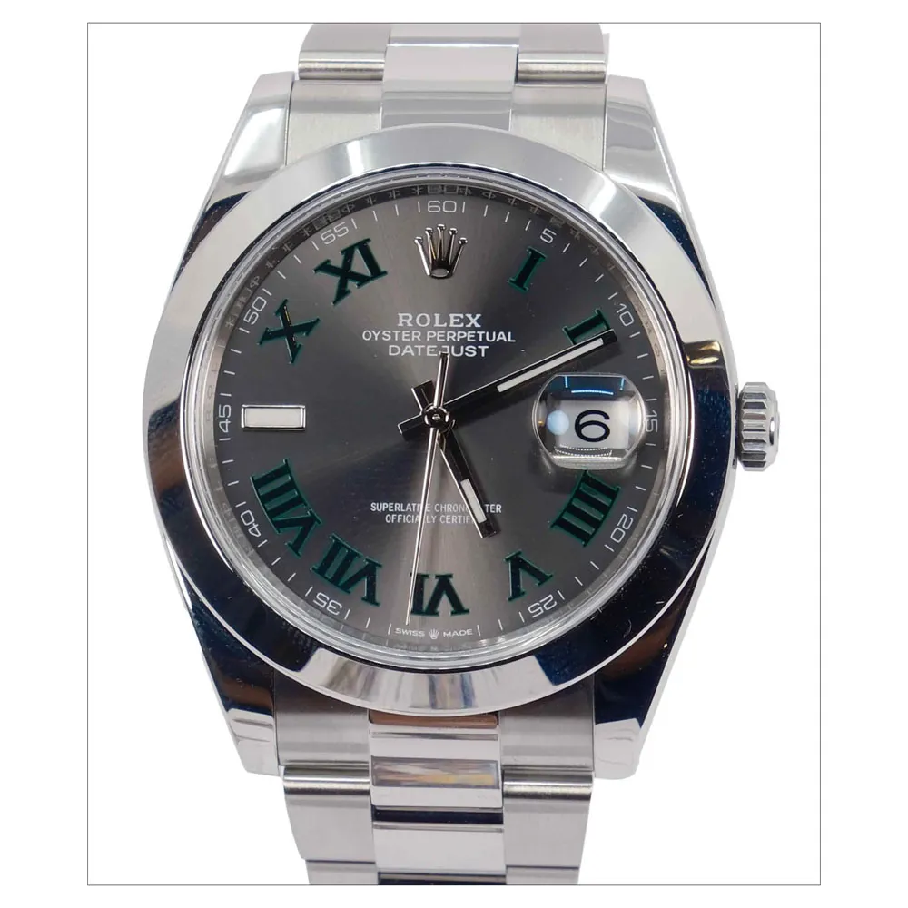 Rolex Datejust 41 126300 41mm Stainless steel Slate grey