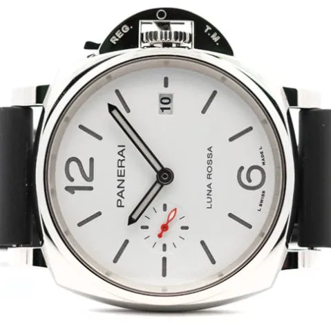 Panerai Luminor Due pam01381 42mm Stainless steel White