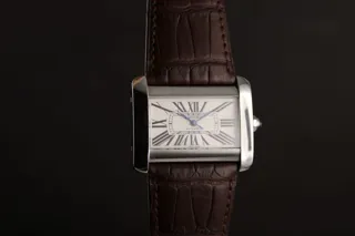 Cartier Tank Divan 2612 Stainless steel White