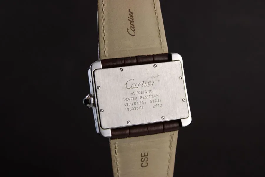 Cartier Tank Divan 2612 24mm Stainless steel White 3