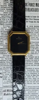 Jaeger-LeCoultre Yellow gold and Stainless steel Black