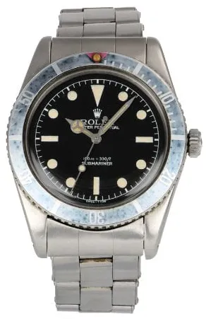 Rolex Submariner 6536 37mm Steel Black