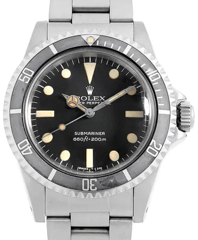 Rolex Submariner 5513 40mm Stainless steel Black